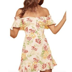 Reformation off shoulder dress